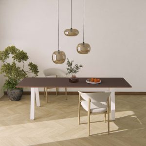 Linoleum Tafel 4172 mauve A frame Wit