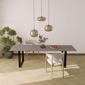 Linoleum tafel 4132ash O frame Zwart